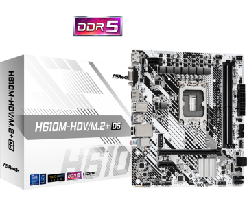 Материнская плата ASRock H610M-HDV/M.2+ D5
