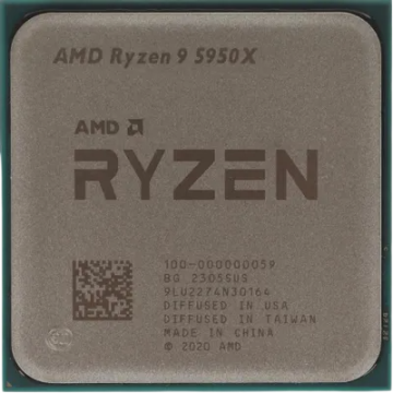 Процессор AMD Ryzen 9 5950X BOX 100-100000059WOF