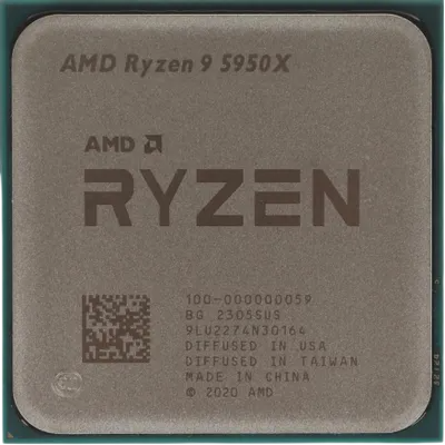 Процессор AMD Ryzen 9 5950X BOX 100-100000059WOF
