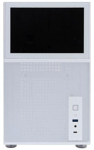 Компьютерный корпус 1STPLAYER MIKU Mi6 EV LCD display White (Mi6-EV-WH)