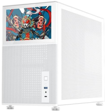 Компьютерный корпус 1STPLAYER MIKU Mi6 EV LCD display White (Mi6-EV-WH)