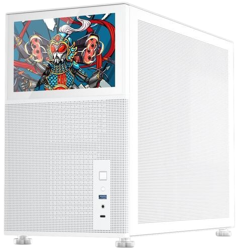 Компьютерный корпус 1STPLAYER MIKU Mi6 EV LCD display White (Mi6-EV-WH)