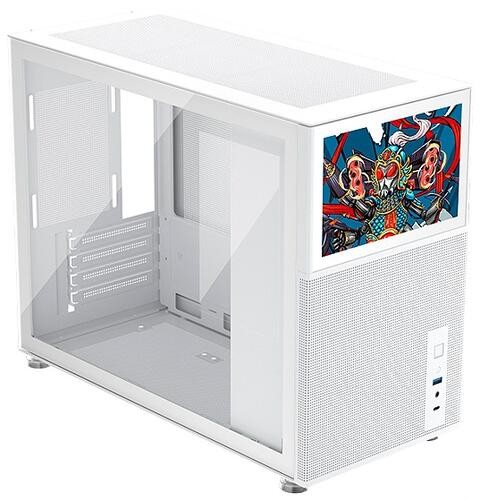 Компьютерный корпус 1STPLAYER MIKU Mi6 EV LCD display White (Mi6-EV-WH)