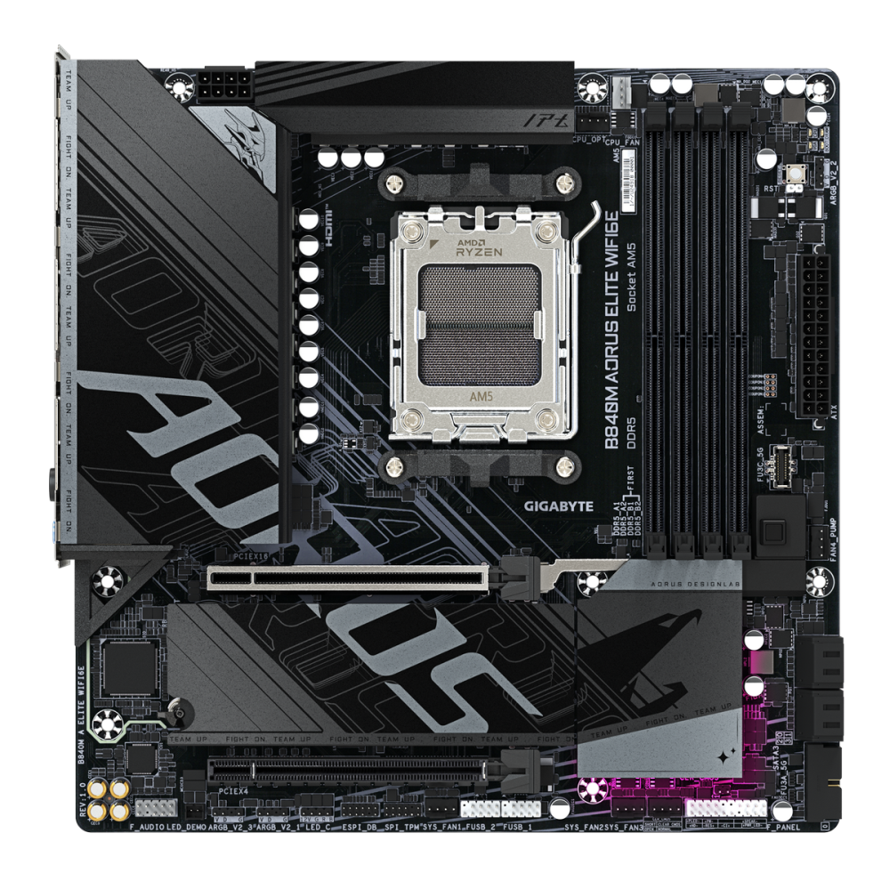 Материнская плата Gigabyte B840M AORUS ELITE WIFI6E rev