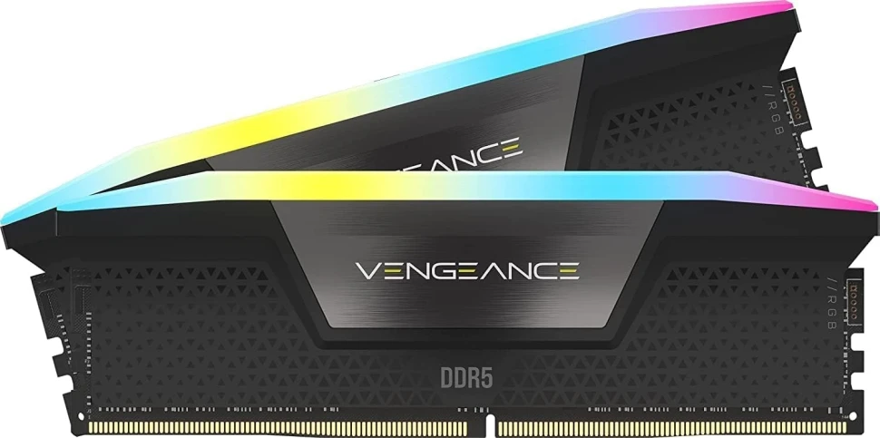 Оперативная память 32 Gb 6400 MHz Corsair VENGEANCE RGB Black XMP (CMH32GX5M2B6400C36)