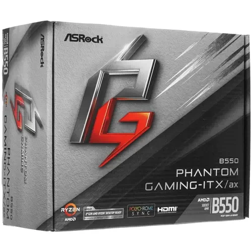 Материнская плата ASRock B550 PHANTOM GAMING-ITX/AX