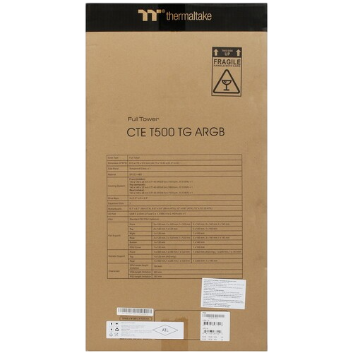 Компьютерный корпус Thermaltake CTE T500 TG ARGB Black (CA-1X8-00F1WN-01)