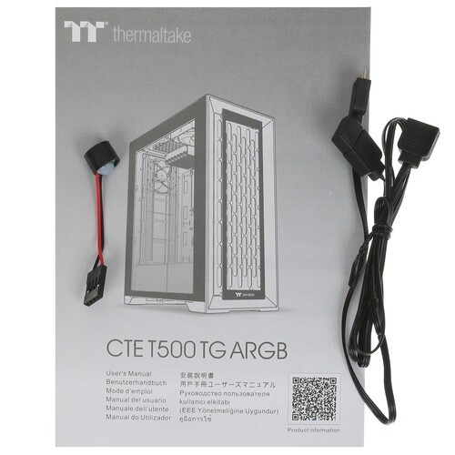 Компьютерный корпус Thermaltake CTE T500 TG ARGB Black (CA-1X8-00F1WN-01)