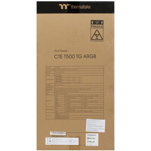 Компьютерный корпус Thermaltake CTE T500 TG ARGB Black (CA-1X8-00F1WN-01)