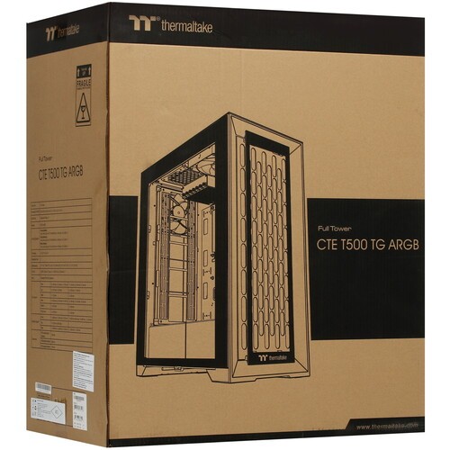 Компьютерный корпус Thermaltake CTE T500 TG ARGB Black (CA-1X8-00F1WN-01)