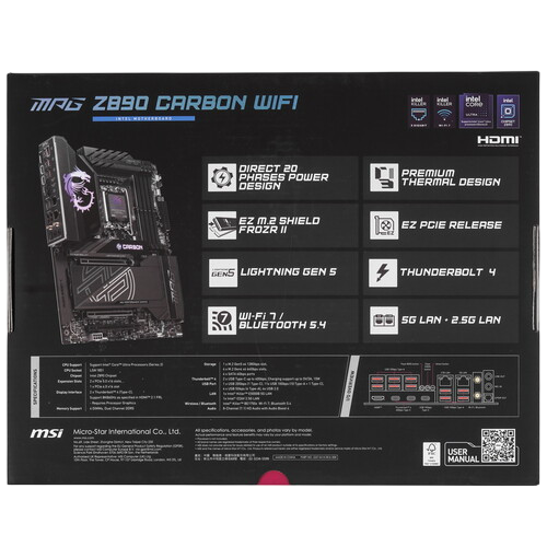 Материнская плата MSI MPG Z890 CARBON WIFI
