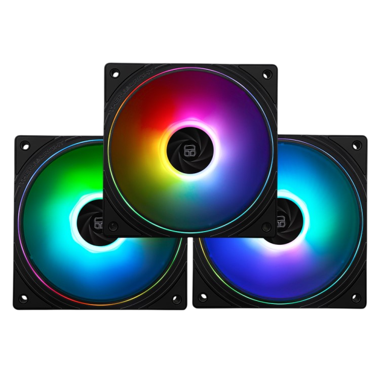 Комплект вентиляторов для корпуса Thermalright TL-S12-S ARGB Black (TRTLS12S.3P)