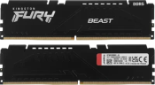 Оперативная память 64 Gb 6000 MHz Kingston FURY Beast Black (KF560C30BBK2-64)