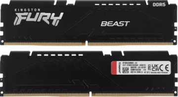 Оперативная память 64 Gb 6000 MHz Kingston FURY Beast Black (KF560C30BBK2-64)