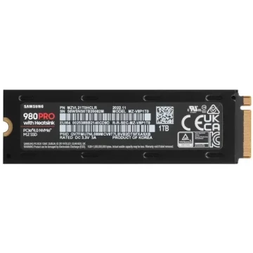 Твердотельный накопитель Samsung 1000 Gb 980 PRO MZ-V8P1T0CW