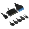 Компьютерный корпус Deepcool CC560 LED Fan Black R-CC560-BKGAA4-G-1