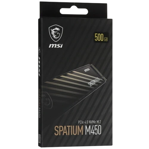 Твердотельный накопитель MSI 500 Gb SPATIUM M450 V1 (S78-440K380-P83)