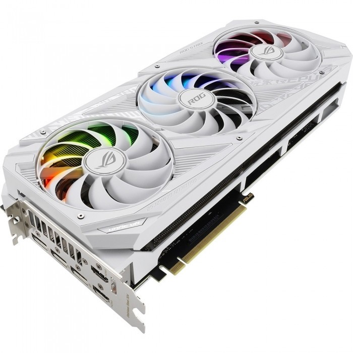 Видеокарта ASUS (ROG-STRIX-RTX3080-O10G-WHITE-V2) GeForce RTX 3080 10GB ROG Strix White Edition OC V2