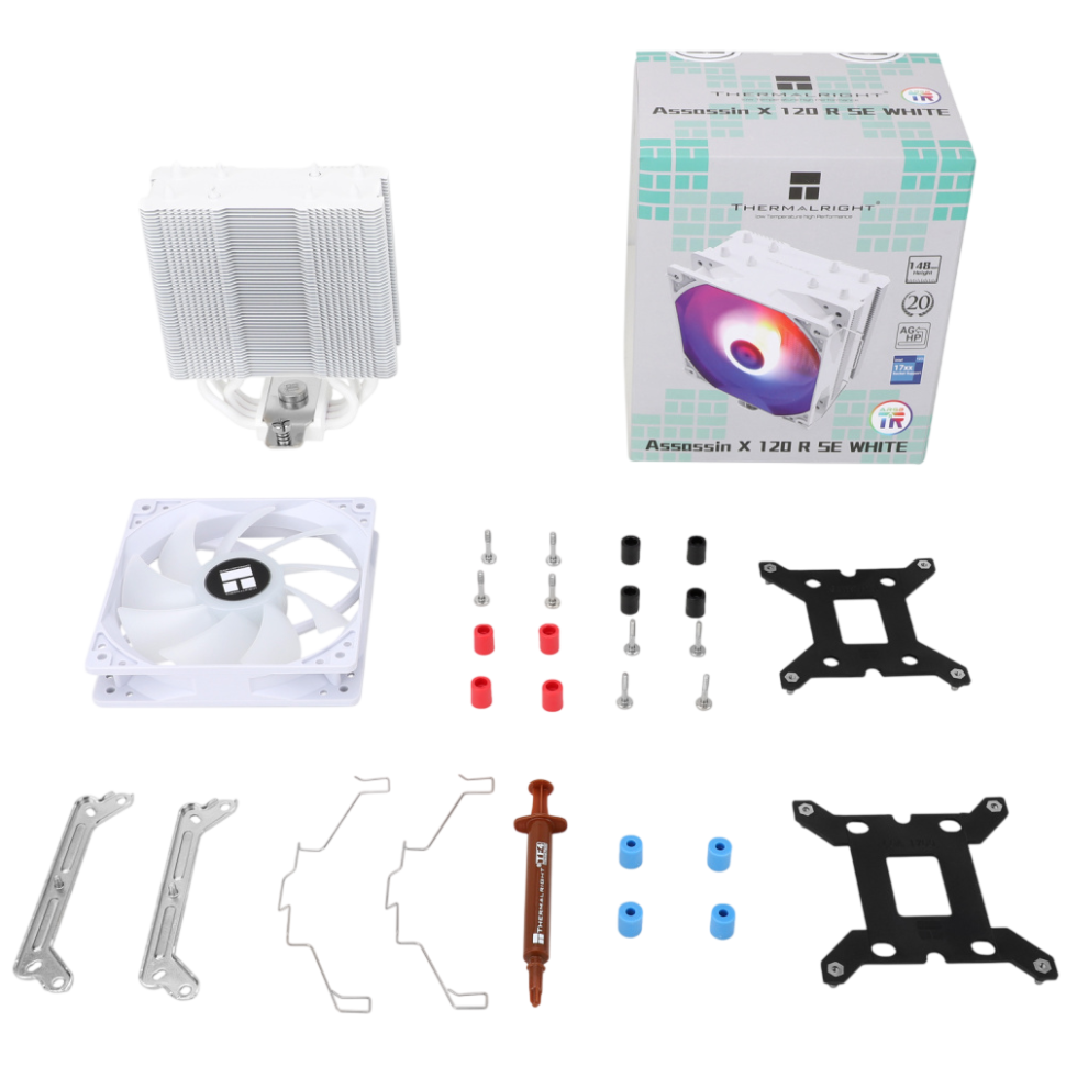 Кулер для процессора Thermalright Assassin X 120 R SE ARGB White (TRAX120RSEAW)