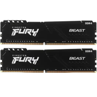 Оперативная память 64 Gb 3200 MHz Kingston FURY Beast Black (KF432C16BBK2/64)