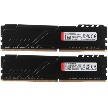 Оперативная память 64 Gb 3200 MHz Kingston FURY Beast Black (KF432C16BBK2/64)