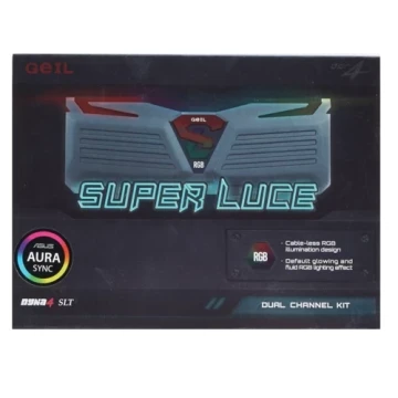 Оперативная память 16 Gb 3200 MHz GEIL SUPER LUCE RGB SYNC White (GLWS416GB3200C16ADC)
