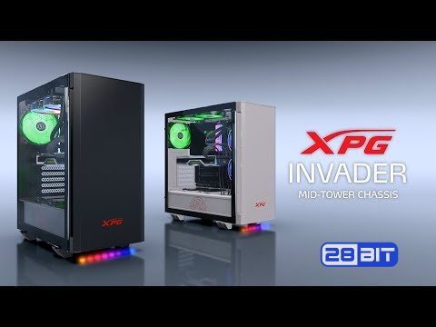 Компьютерный корпус ADATA XPG INVADER TG White (INVADER-WHCWW)-video