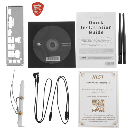 Материнская плата MSI PRO H610M-G WIFI DDR4