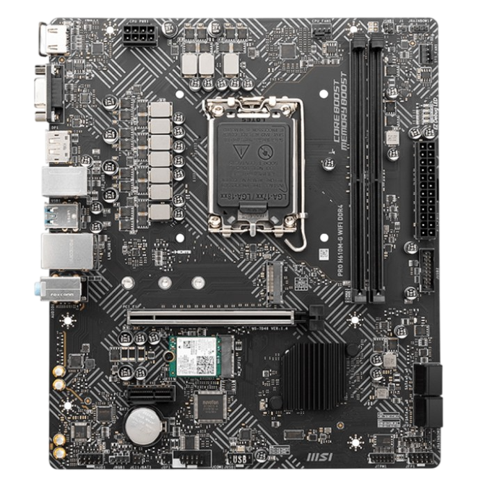 Материнская плата MSI PRO H610M-G WIFI DDR4