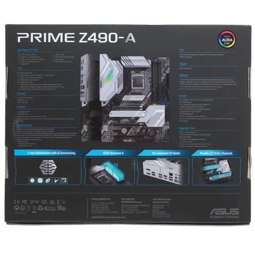 Материнская плата ASUS PRIME Z490-A
