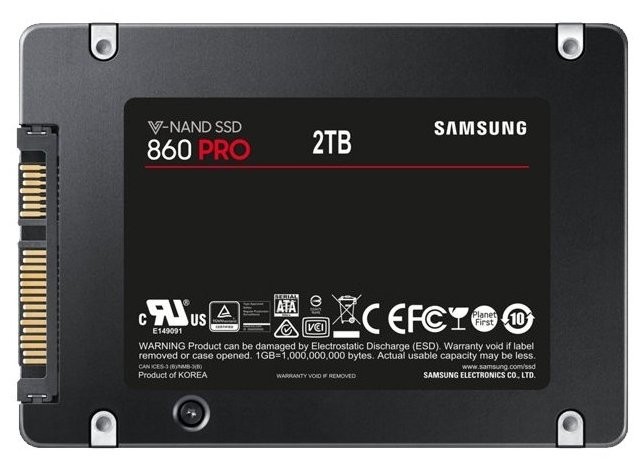 Твердотельный накопитель Samsung  2048 Gb 860 PRO MZ-76P2T0BW
