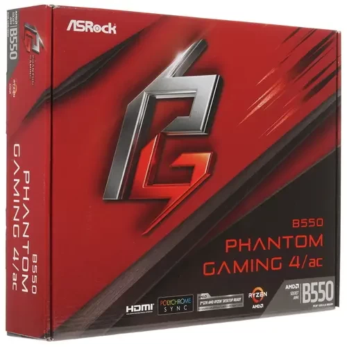 Материнская плата ASRock B550 PHANTOM GAMING 4/AC