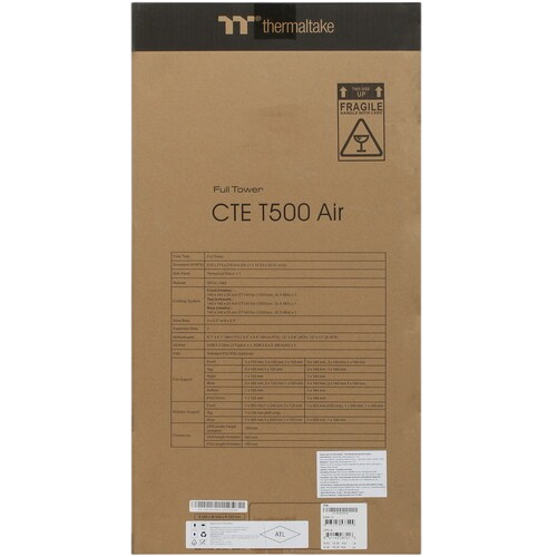 Компьютерный корпус Thermaltake CTE T500 Air TG Snow White (CA-1X8-00F6WN-00)