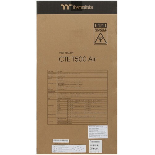 Компьютерный корпус Thermaltake CTE T500 Air TG Snow White (CA-1X8-00F6WN-00)