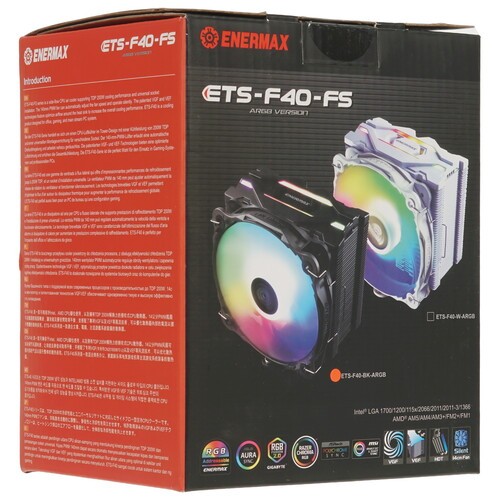 Кулер для процессора Enermax ETS-F40-BK-ARGB F40 ARGB Edition