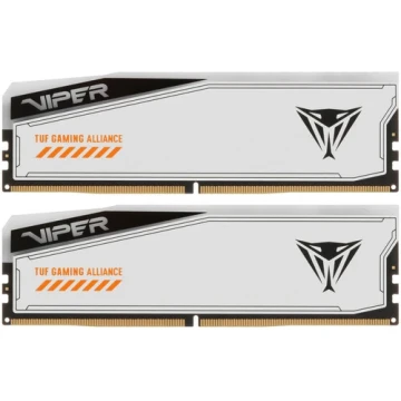 Оперативная память 32 Gb 6000 MHz PATRIOT VIPER ELITE 5 TUF GAMING RGB White (PVER532G60C36KT)