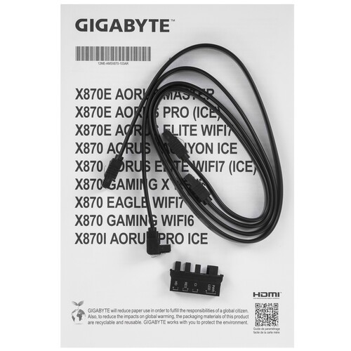 Материнская плата Gigabyte X870 GAMING X WIFI7
