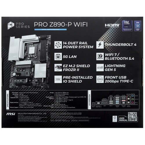 Материнская плата MSI PRO Z890-P WIFI