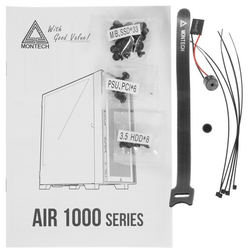 Компьютерный корпус Montech AIR 1000 LITE Black (AIR1000LB)