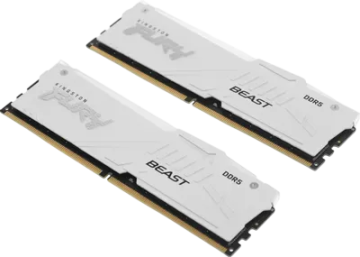Оперативная память 64 Gb 6000 MHz Kingston FURY Beast RGB White (KF560C30BWAK2-64)