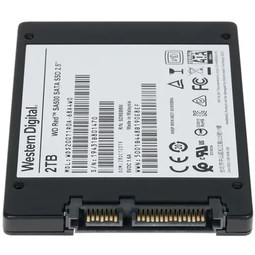 Твердотельный накопитель Western Digital 2000 Gb Red WDS200T1R0A