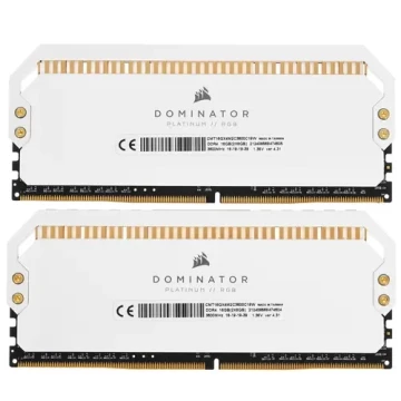 Оперативная память 16 Gb 3600 MHz Corsair DOMINATOR PLATINUM RGB White (CMT16GX4M2C3600C18W)