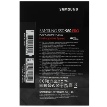 Твердотельный накопитель Samsung 1000 Gb 980 PRO (MZ-V8P1T0BW)