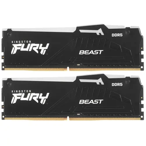 Оперативная память 64 Gb 5200 MHz Kingston FURY Beast RGB XMP (KF552C40BBAK2-64)