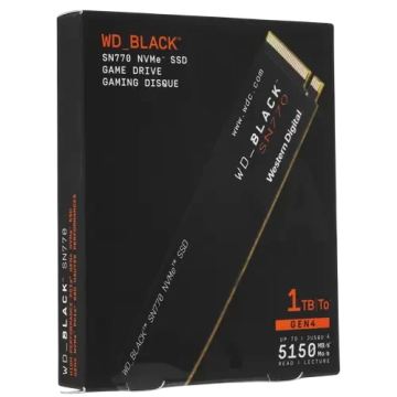Твердотельный накопитель Western Digital 1000 Gb SN770 Black (WDS100T3X0E)