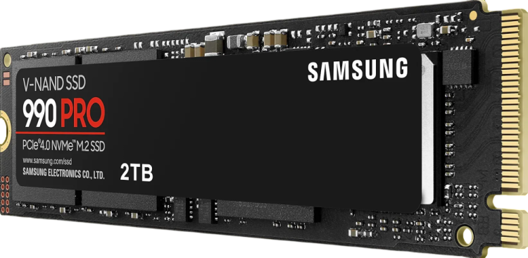 Твердотельный накопитель Samsung 2000 Gb 990 PRO (MZ-V9P2T0BW)