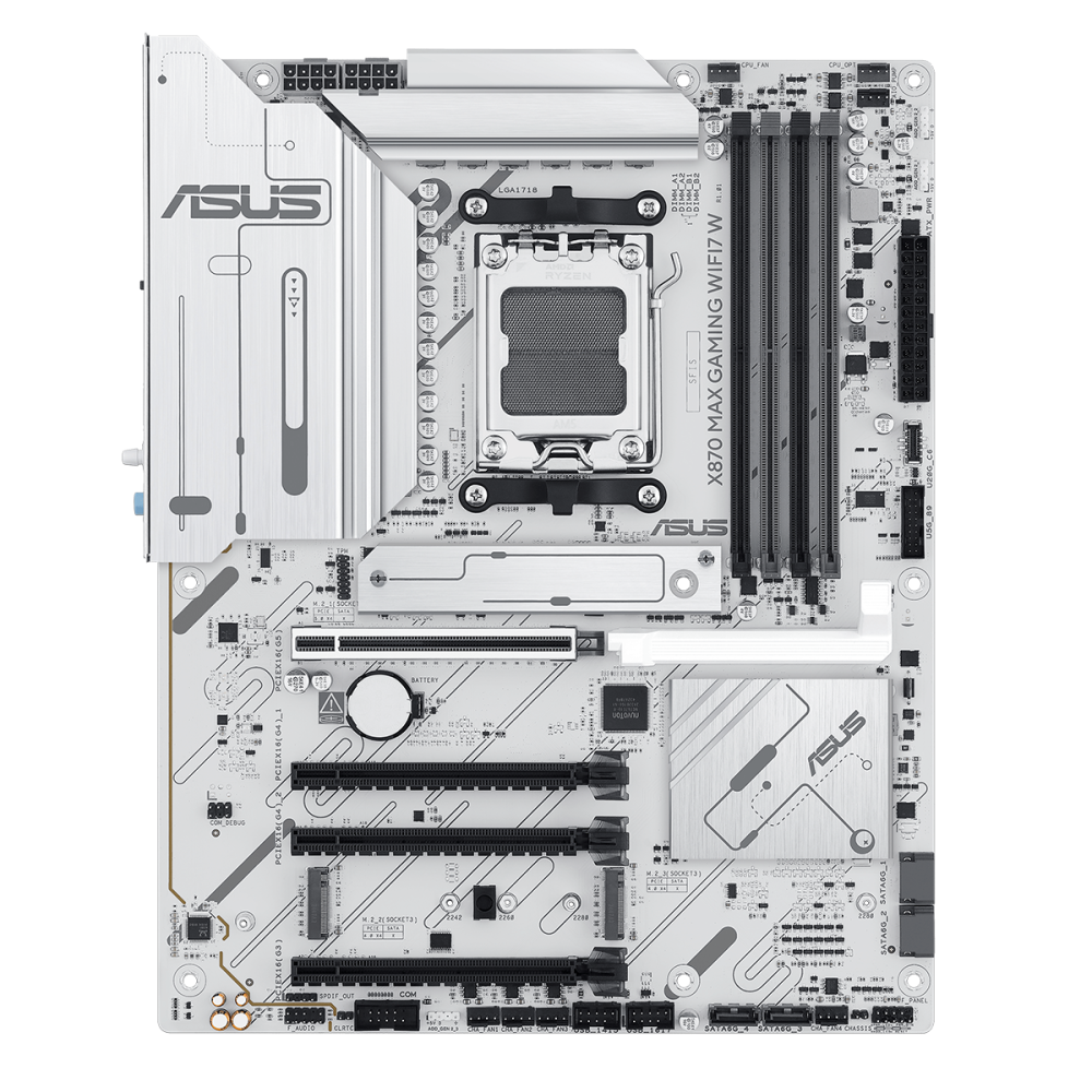Материнская плата ASUS X870 MAX GAMING WIFI7 W (90MB1LZ0-M0EAY0)
