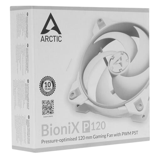 Вентилятор для корпуса Arctic Cooling BioniX P120 Grey/White PWM ACFAN00167A PWM