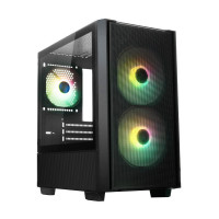 Компьютерный корпус XASTRA A400M 3ARGB-C6 TG Black (A400M-2FC14A-1FC12A-C6)