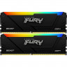 Оперативная память 16 Gb 3200 MHz Kingston FURY Beast RGB Black (KF432C16BB2AK2/16WP)